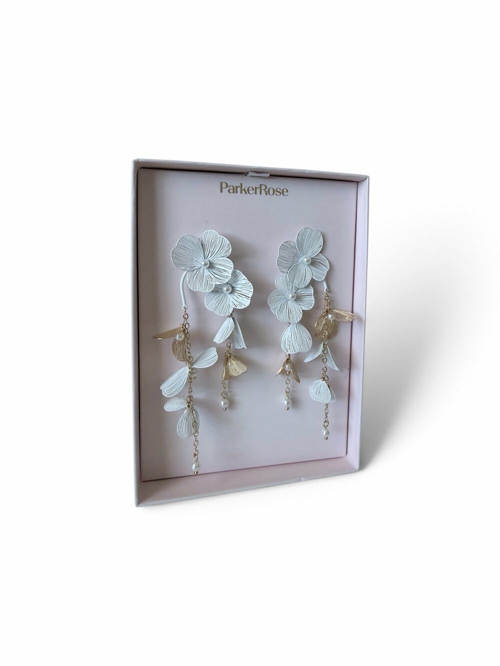 Parker Rose Flower Drop Earrings